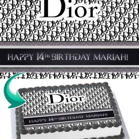 Christian Dior Edible Cake Toppers – Cakecery